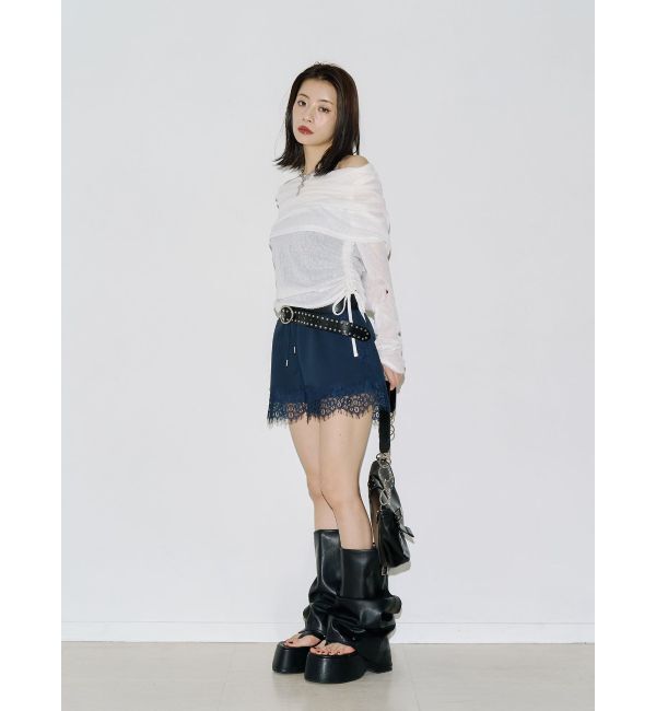 jouetie「レースドッキングカットショートパンツ」|その他|