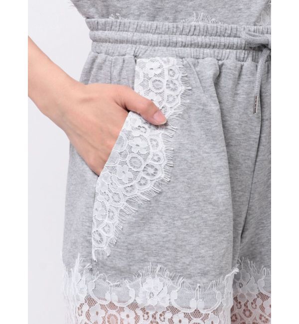 jouetie「レースドッキングカットショートパンツ」|その他|