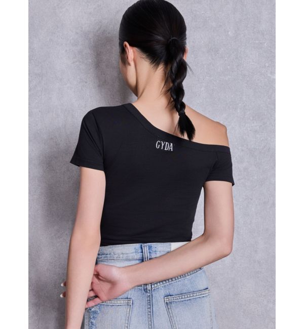 GYDA「GYDA/Disney/ラメプリントワンショルダーTシャツ」|Tシャツ・カットソー|