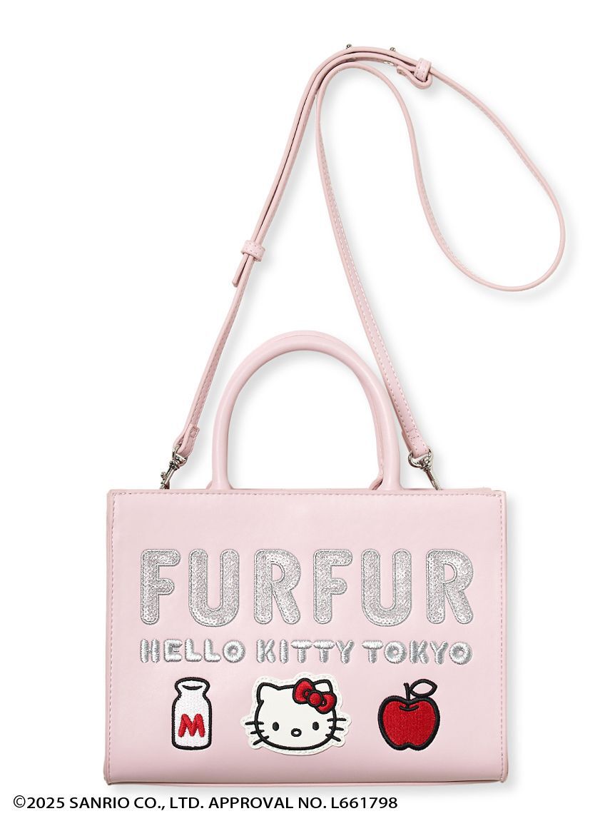 FURFUR「HELLO KITTYスクエアバッグ」|トートバッグ|PNK