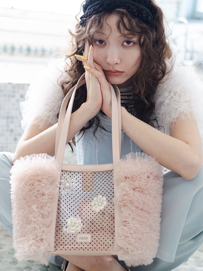 FURFUR「レースコンビバレリーナカチューシャ」|ヘアバンド|