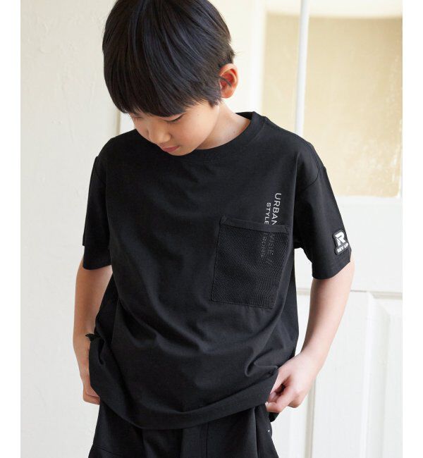 ikka kids「【セットアップ対応】GOKU楽速乾メッシュポケTシャツ（120~160cm）」|Tシャツ・カットソー|