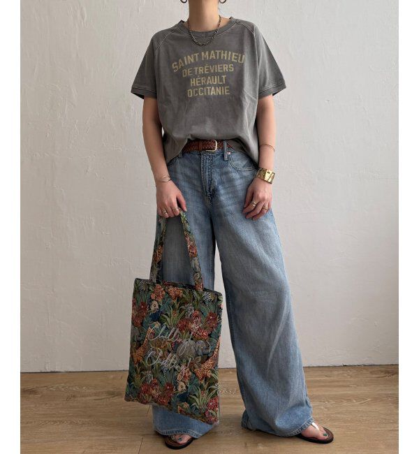 Lbc with Life「製品染めプリントTシャツ」|Tシャツ・カットソー|