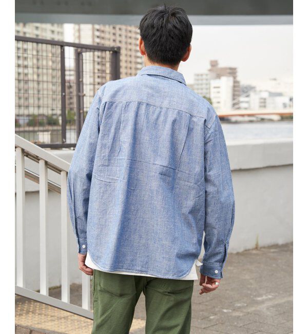 VENCE share style「シャンブレーオーバーシャツ」|シャツ・ブラウス|