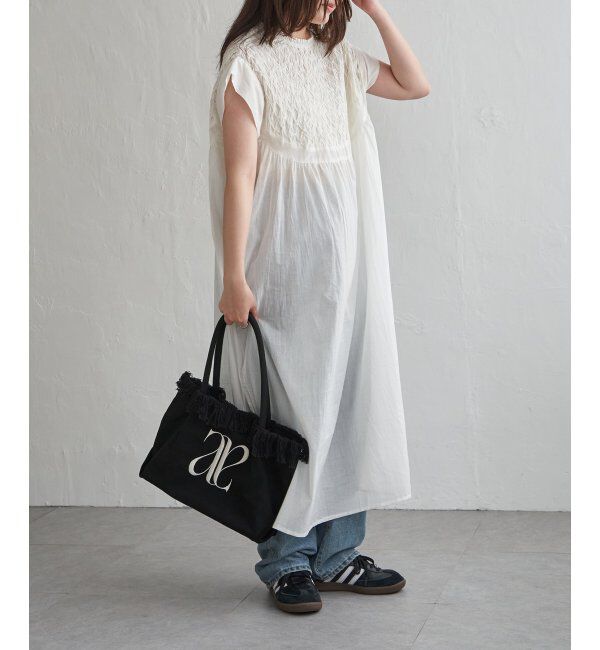 VENCE share style「変形ピンタックワンピース」|ワンピース|