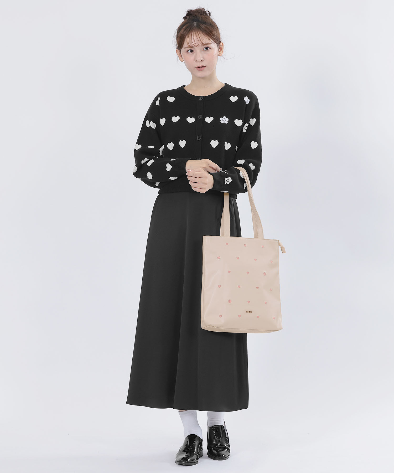 MARY QUANT「ハート刺繍 トート」|トートバッグ|