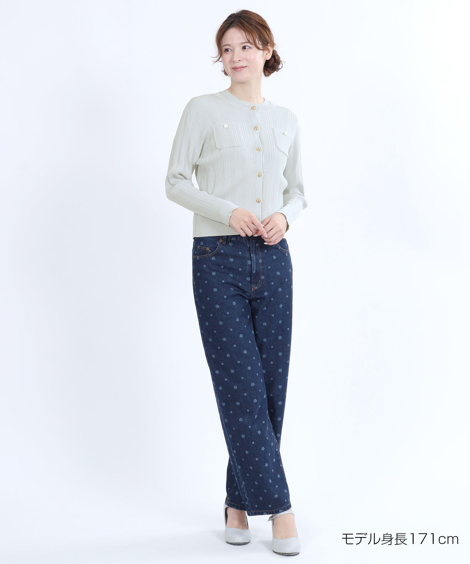 MARY QUANT「ゴールドボタン アンサンブル」|カーディガン|