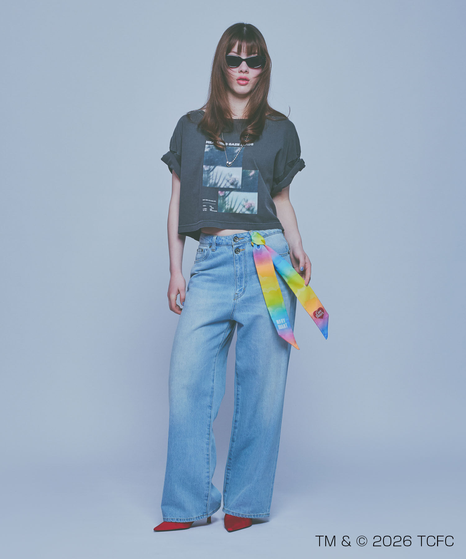 MARY QUANT「Care Bears(TM) リボンスカーフ」|バンダナ・スカーフ|