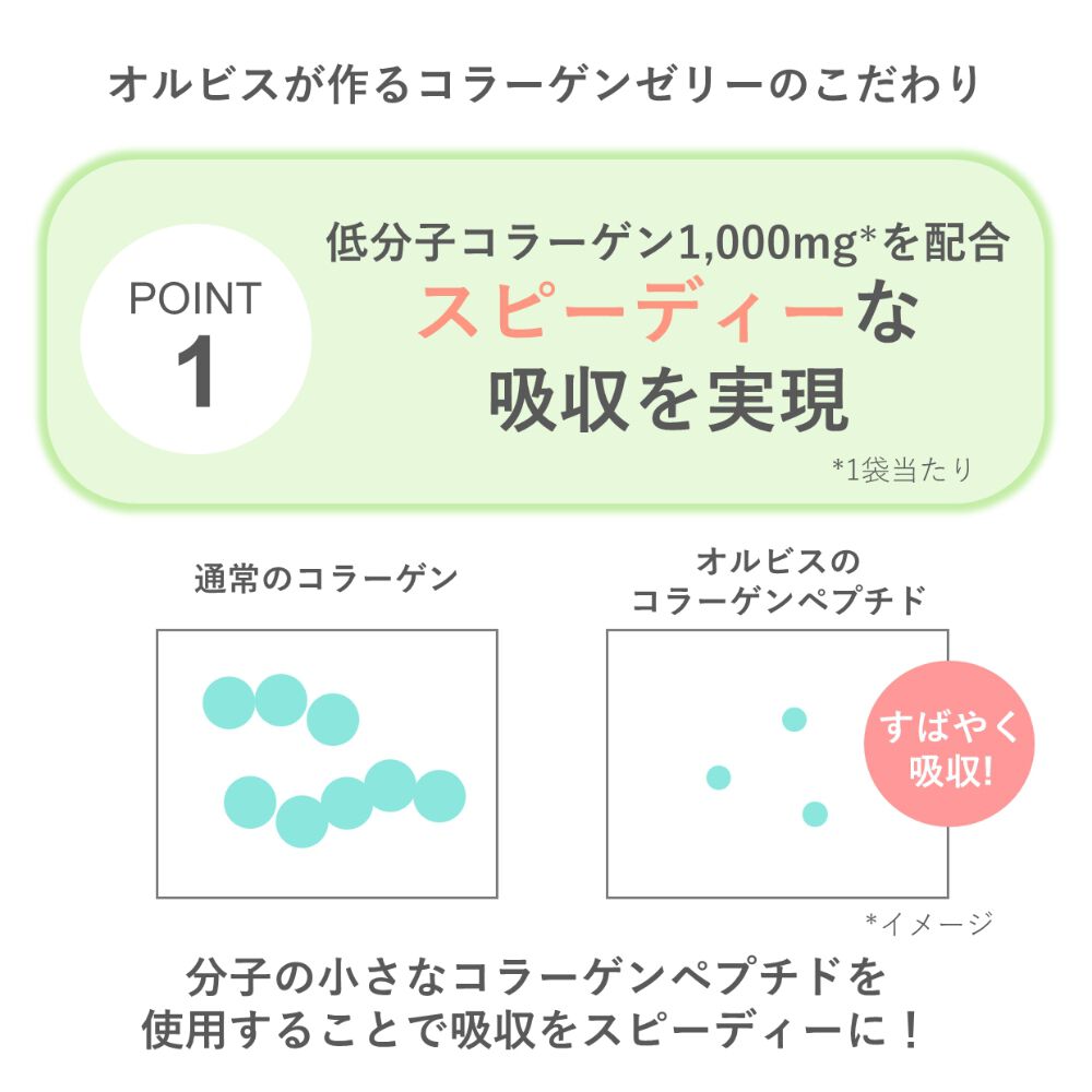 ORBIS「ORBIS コラーゲンゼリー 7～14日分（20g&times;14袋）」|健康・美容食品 ※軽減税率対象|