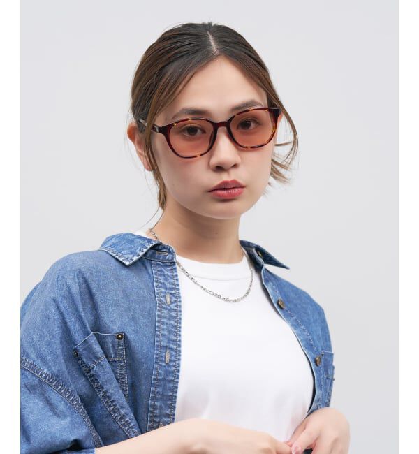  「SUNGLASSES COLLECTION ウェリントン型 サングラス | カラーレンズ 紫外線対策 UVカット」|サングラス|