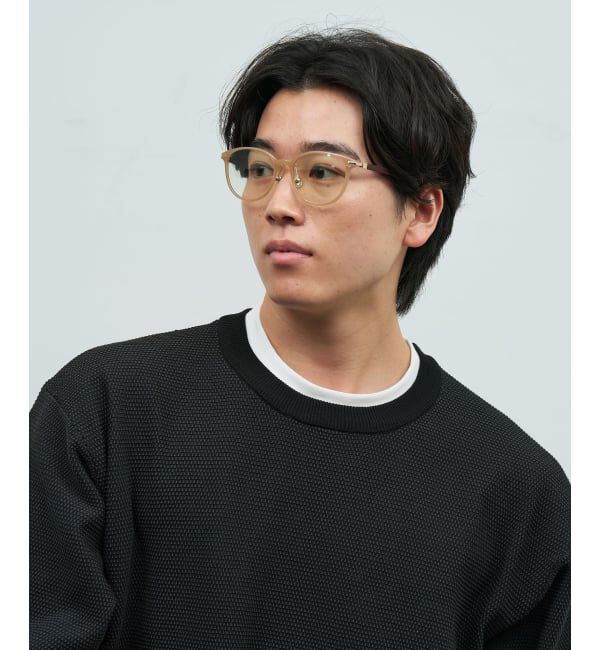 「SUNGLASSES COLLECTION ボストン型 サングラス | カラーレンズ 紫外線対策 UVカット」|サングラス|ベージュ1