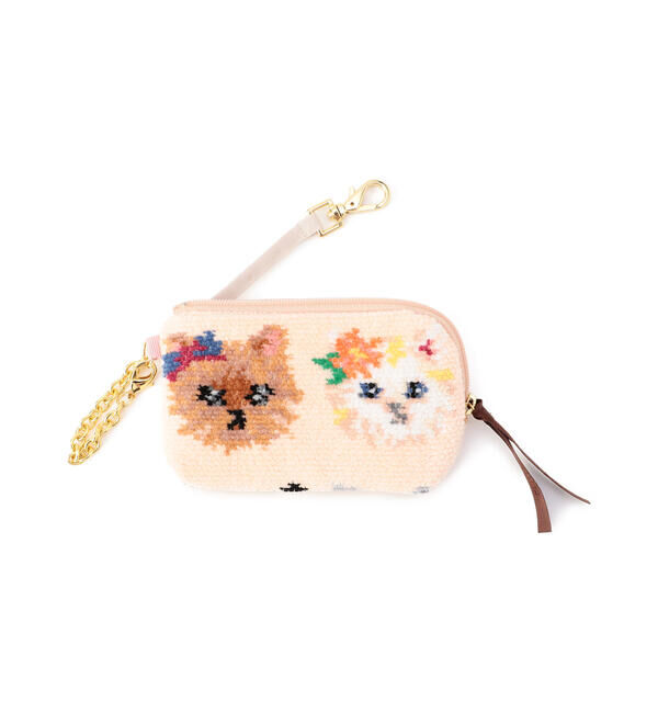 LOVERARY BY FEILER「ラブラリープリティーキャッツ　キー&カードポーチ　L/LCT-213094」|キーケース|