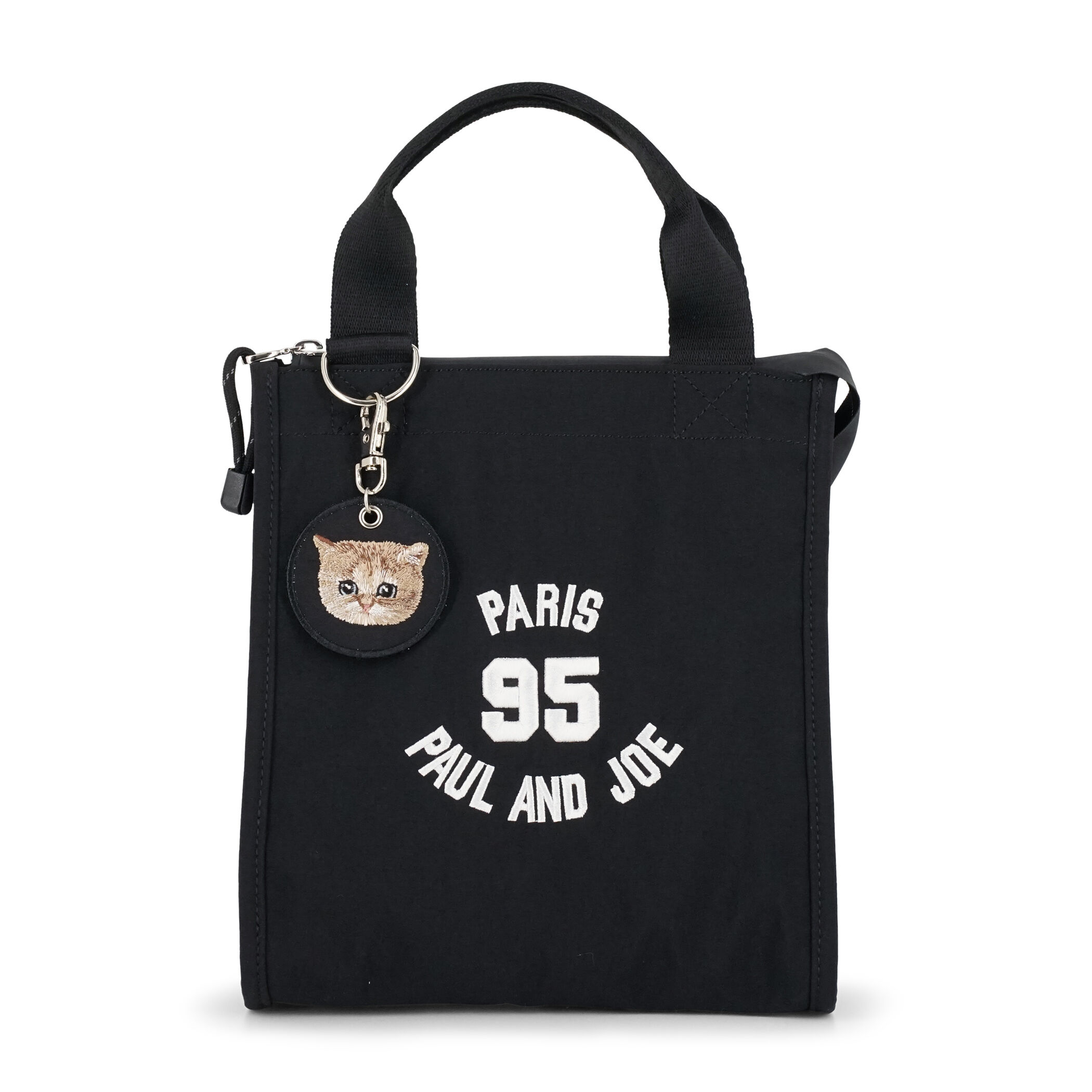 PAUL&JOE「ランチトート／９５　エンブロイダリー／２６ＳＳ」|トートバッグ|ブラック