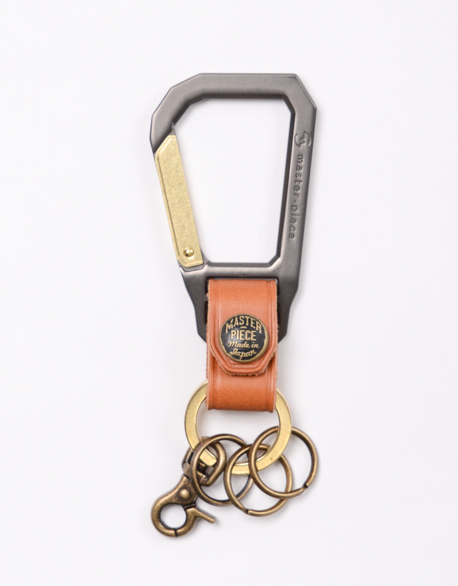 master-piece「CARABINER キーホルダー」|チャーム・キーホルダー|キャメル