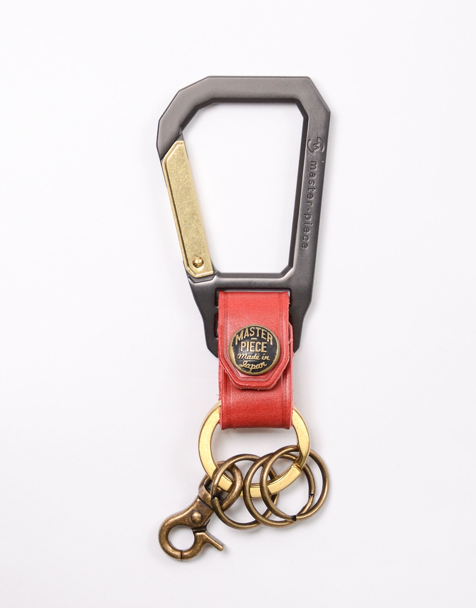 master-piece「CARABINER キーホルダー」|チャーム・キーホルダー|アカ