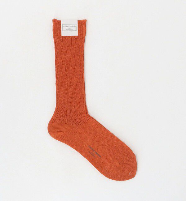 UNITED ARROWS「リブ ソックス」|ソックス|ORANGE
