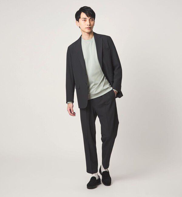 UNITED ARROWS green label relaxing「L/A ポンチ ビズ クルーネック カットソー -抗菌-」|Tシャツ・カットソー|
