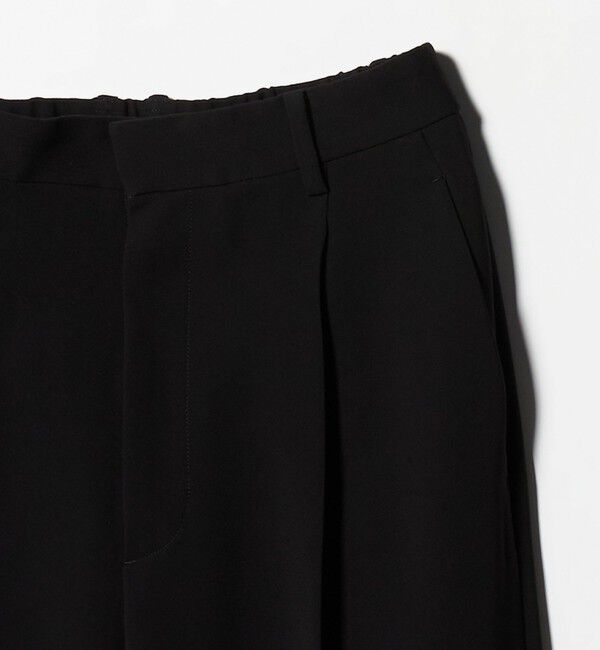 BEAUTY&YOUTH UNITED ARROWS「タックワイドストレートパンツ ウォッシャブル」|スラックス|