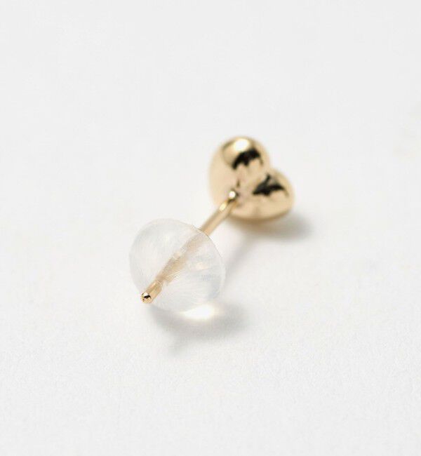 BEAUTY&YOUTH UNITED ARROWS「K10 プク ハート ピアス」|ピアス|