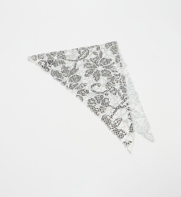 BEAUTY&YOUTH UNITED ARROWS「＜AWESOME NEEDS＞ネッティング レーススカーフ」|バンダナ・スカーフ|OFF WHITE