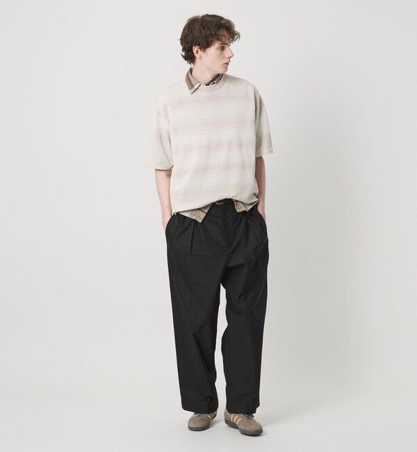 BEAUTY&YOUTH UNITED ARROWS「GIZA モールスキン 2タック パンツ NO.10」|チノ|