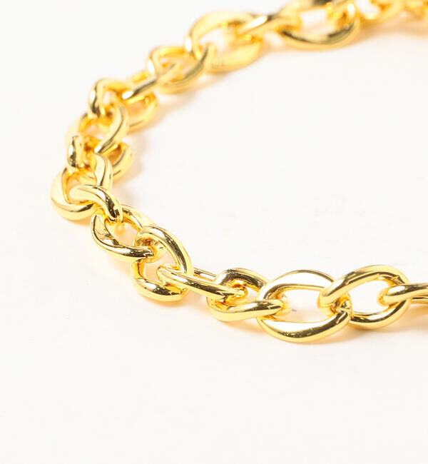 Ray BEAMS 「XOLO JEWELRY / Curve Link ブレスレット GOLD」|ブレスレット・バングル|