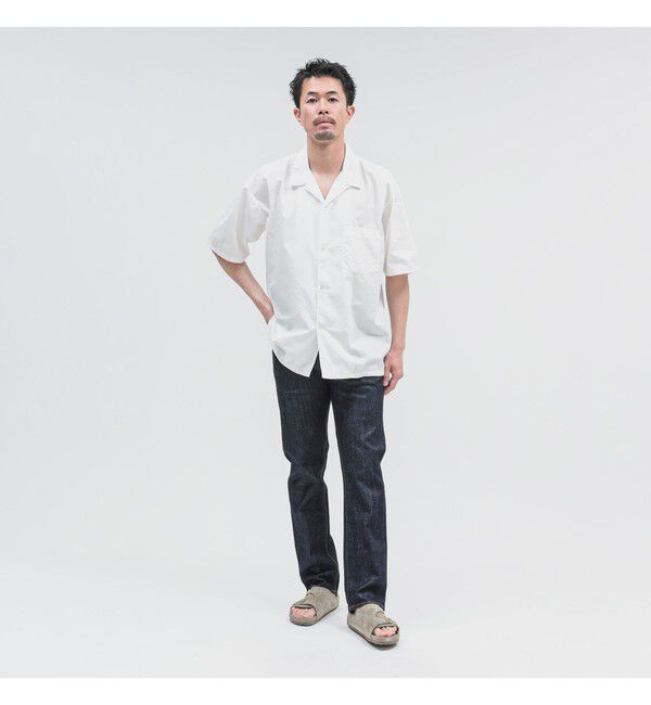 BEAMS「ベーシック ストレッチ デニムパンツ」|デニム|