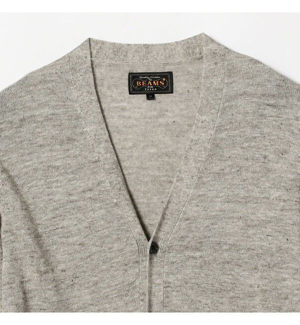 BEAMS PLUS「Cardigan Linen」|ニット・セーター|