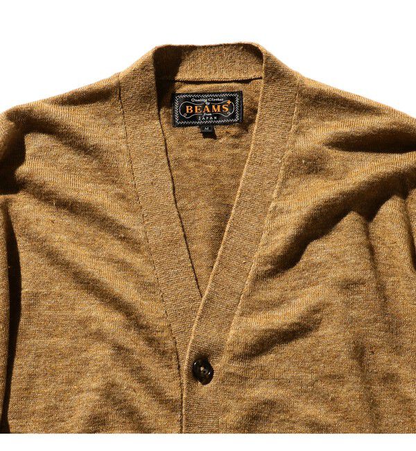 BEAMS PLUS「Cardigan Linen」|ニット・セーター|