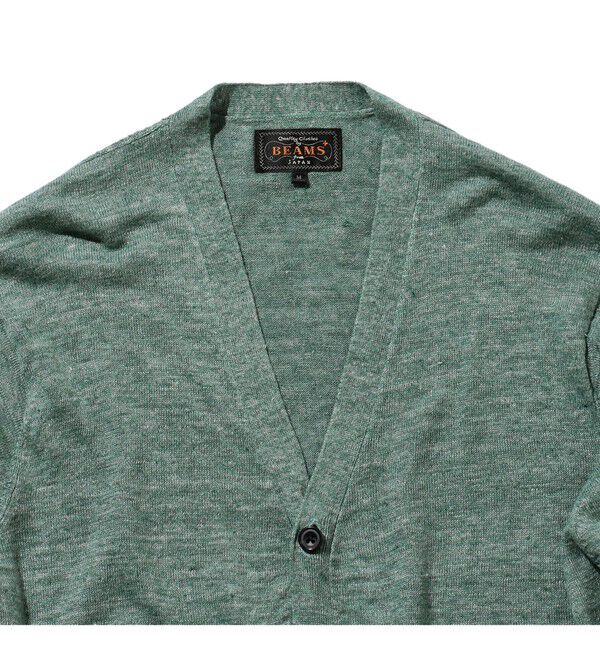BEAMS PLUS「Cardigan Linen」|ニット・セーター|