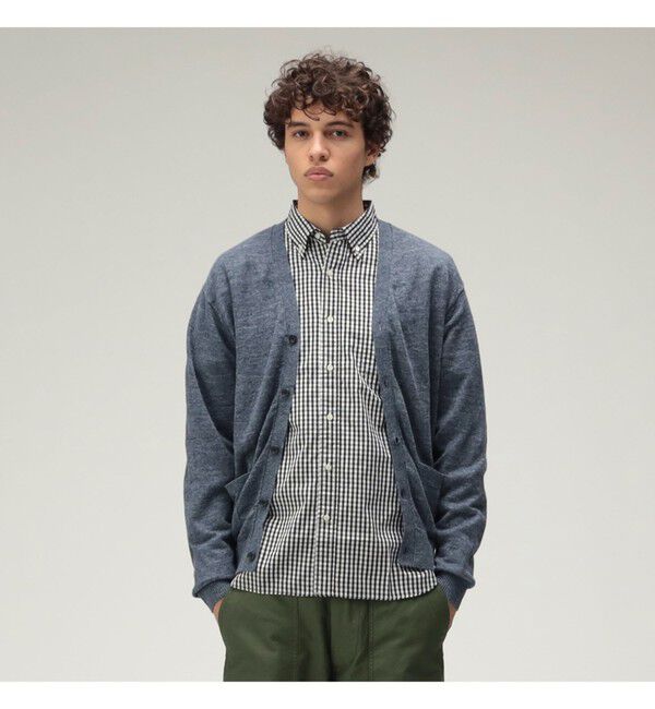 BEAMS PLUS「Cardigan Linen」|ニット・セーター|