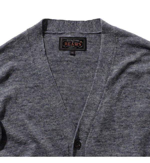 BEAMS PLUS「Cardigan Linen」|ニット・セーター|