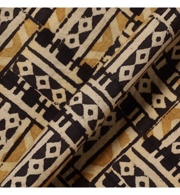 BEAMS PLUS「Open Collar Block Print ③」|シャツ・ブラウス|