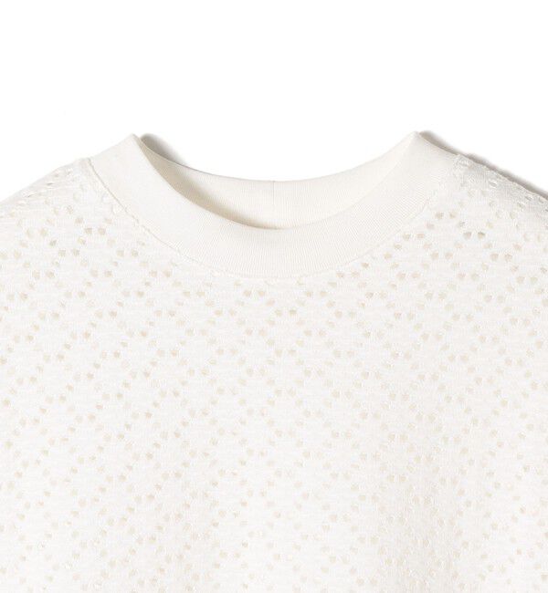 SHIPS for women「《一部追加予約》【WEB限定】〈手洗い可能〉アイレット クルーネック プルオーバー」|Tシャツ・カットソー|