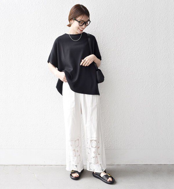SHIPS any「SHIPS any:〈洗濯機可能〉ワッフル ワイド TEE」|Tシャツ・カットソー|