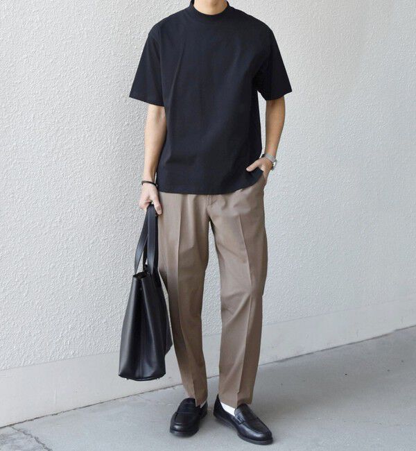 SHIPS any「SHIPS any:〈吸水速乾〉Rapidry クリース アンクル テーパード イージーパンツ26SS◆」|スラックス|