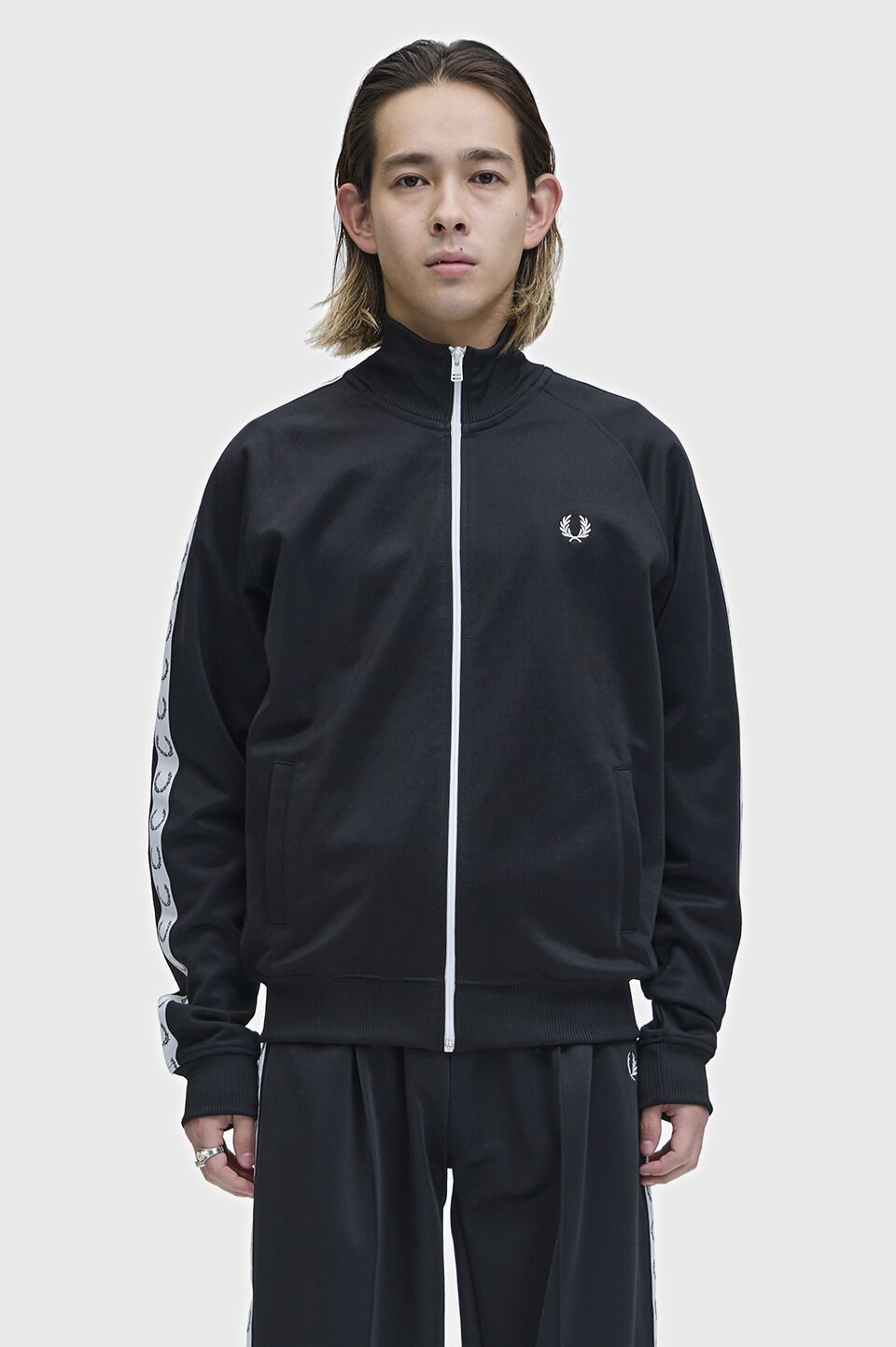 FRED PERRY 「Taped Track Jacket／フレッドペリートラックジャケット」|スウェット・ジャージ|