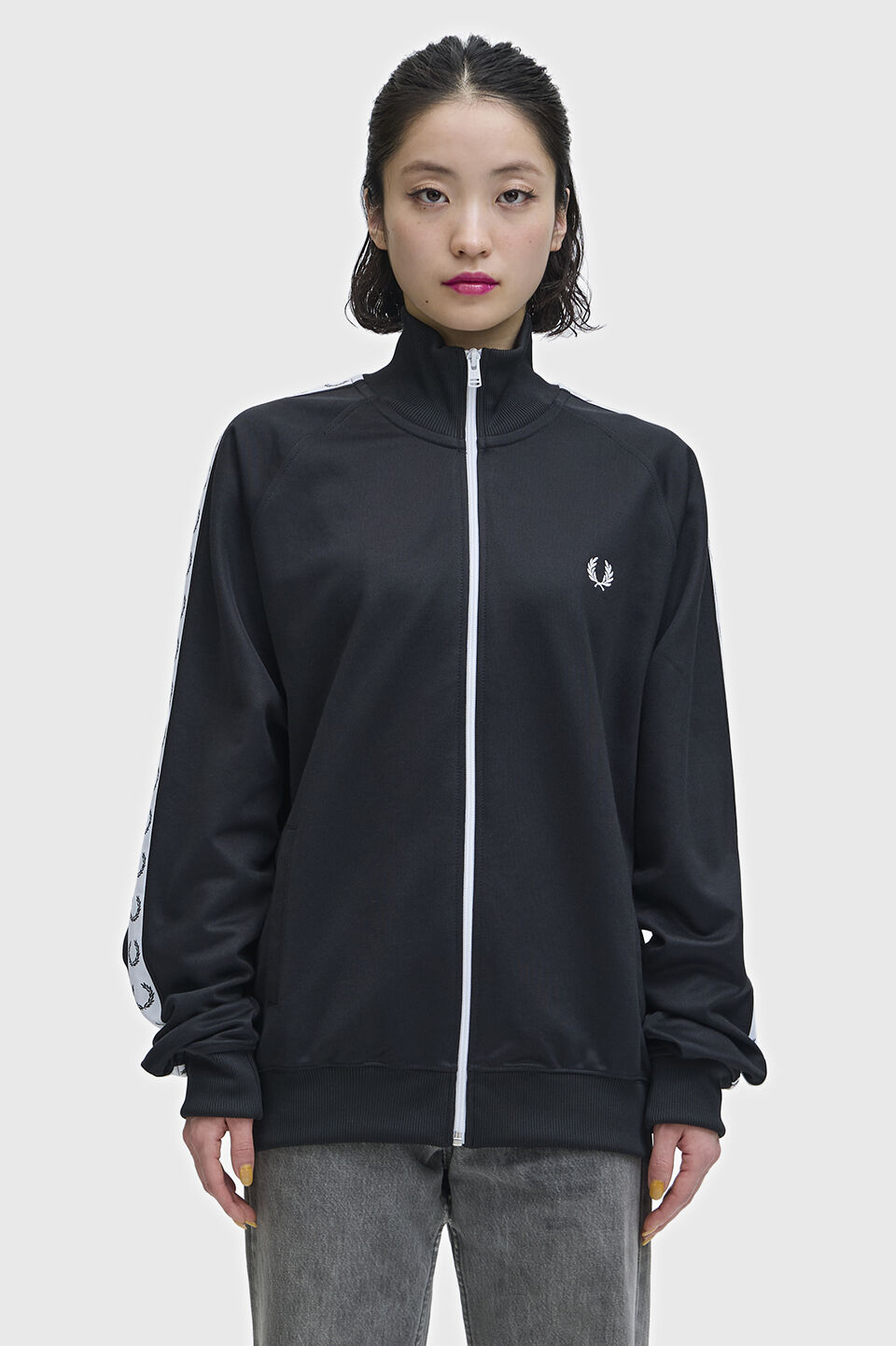 FRED PERRY 「Taped Track Jacket／フレッドペリートラックジャケット」|スウェット・ジャージ|