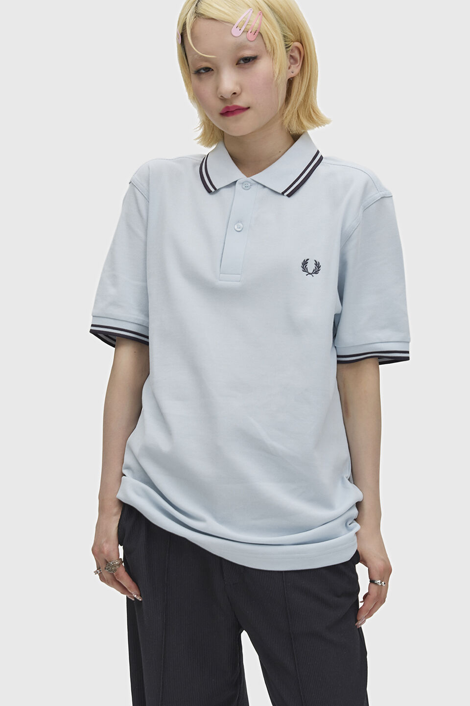 FRED PERRY 「The Fred Perry Shirt M3600／フレッドペリー ポロシャツ M3600」|ポロシャツ|LIGHT ICE/ANCHOR GRY
