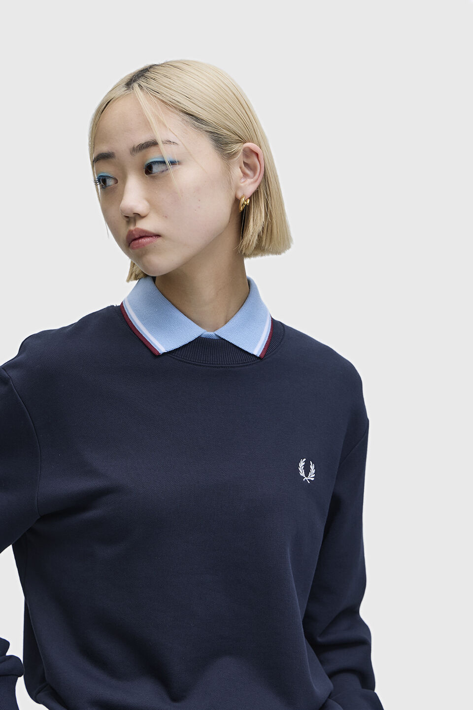 FRED PERRY 「Crew Neck Sweatshirt／フレッドペリースウェットシャツ」|Tシャツ・カットソー|