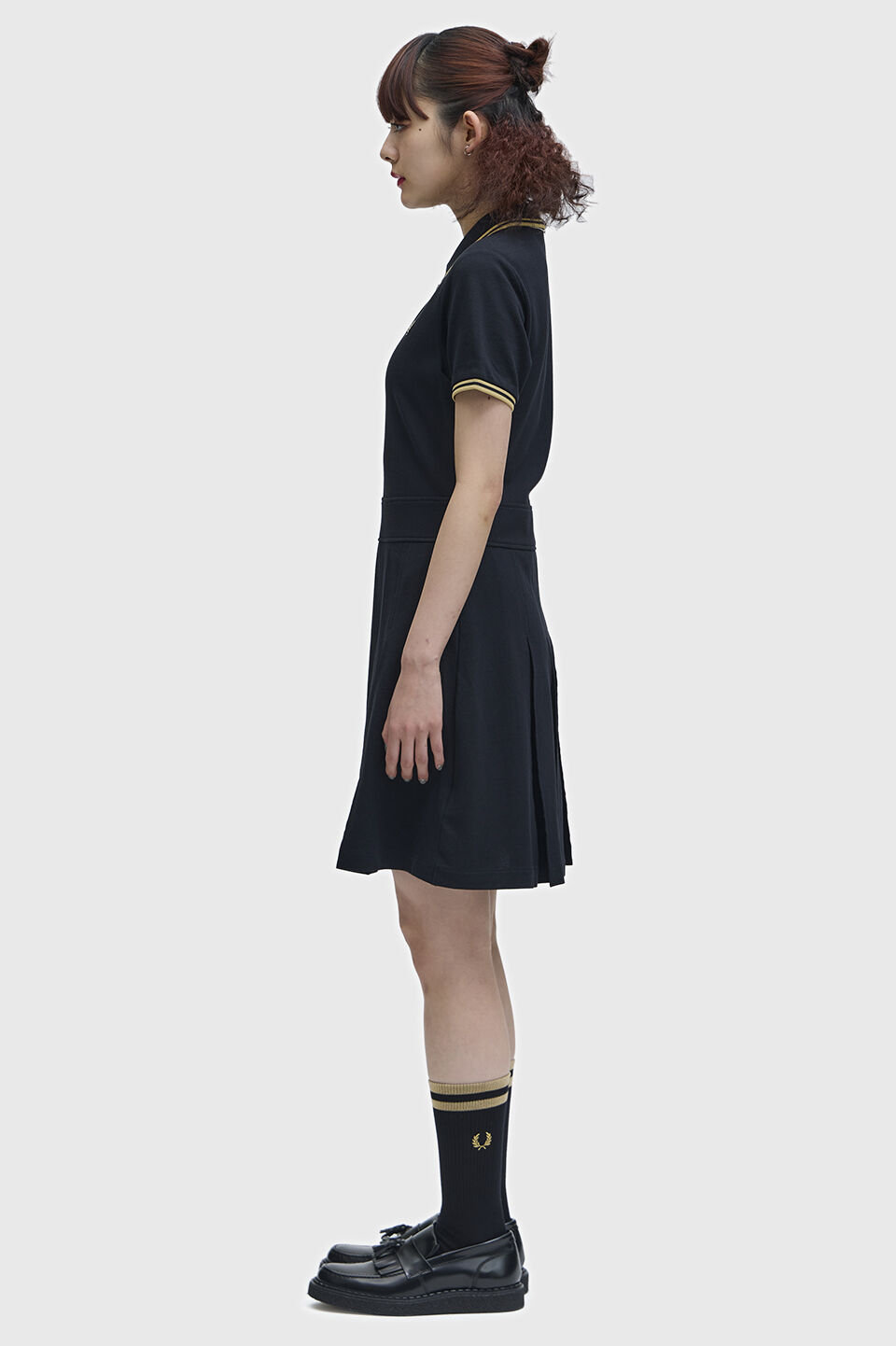 FRED PERRY 「Tipped Pleated Tennis Dress／ティップラインプリーツテニスワンピース」|ワンピース|