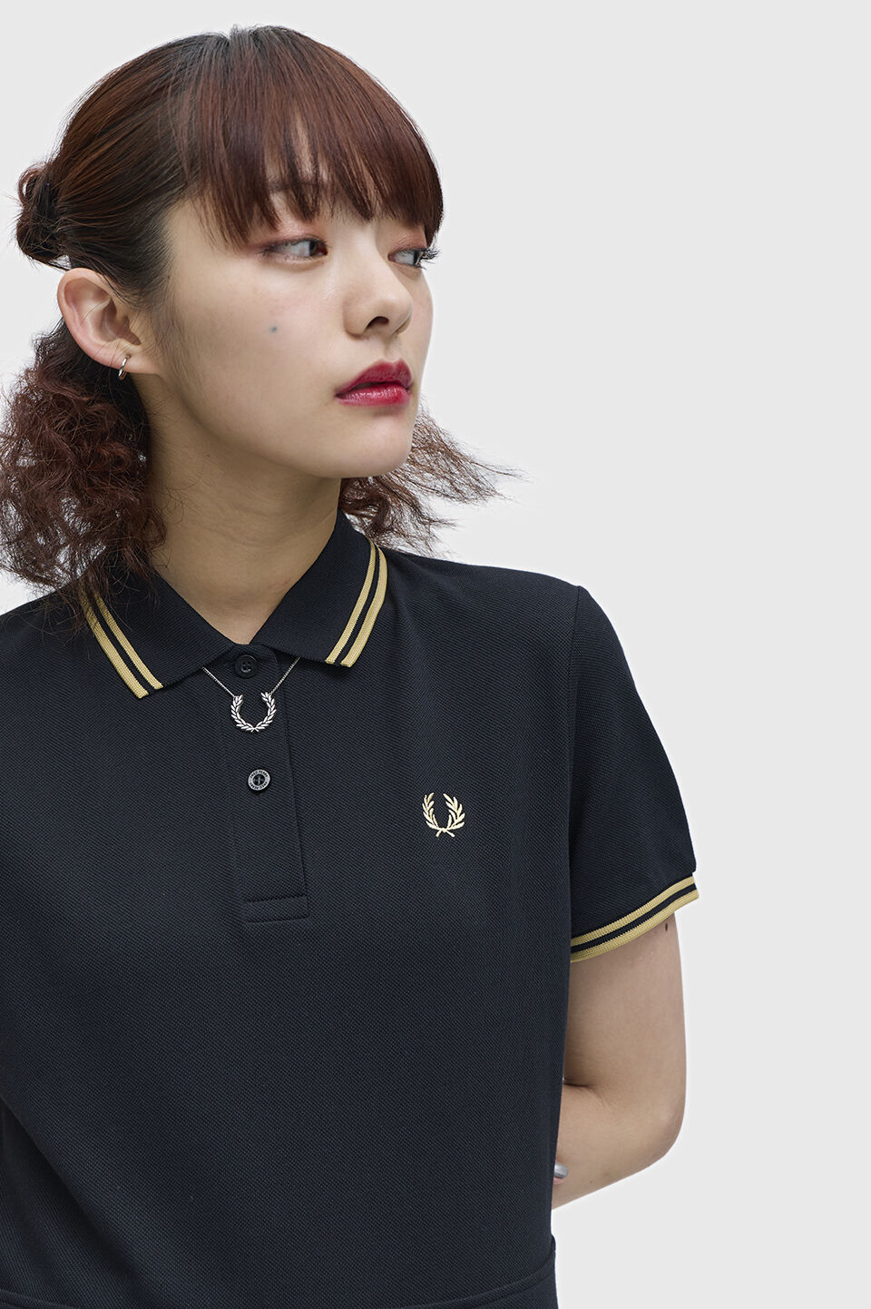 FRED PERRY 「Tipped Pleated Tennis Dress／ティップラインプリーツテニスワンピース」|ワンピース|