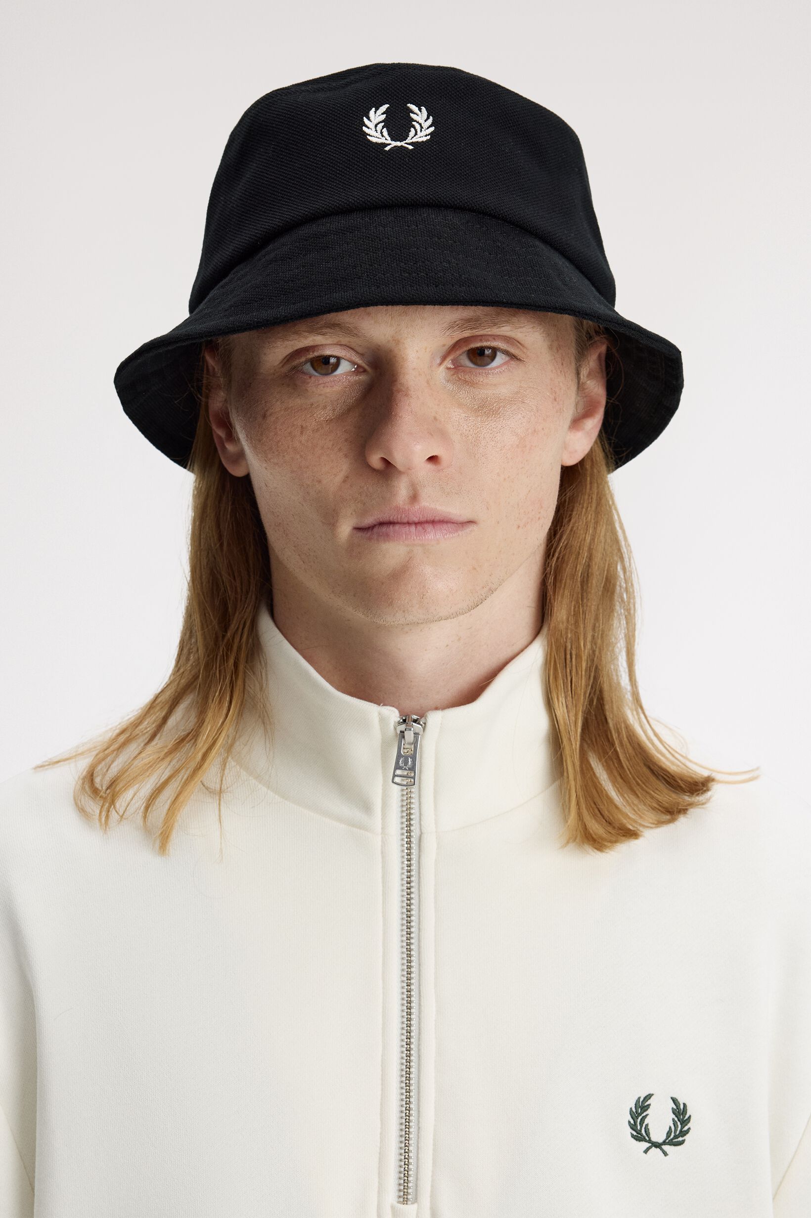 FRED PERRY 「Pique Bucket Hat／ピケバケットハット」|ハット|