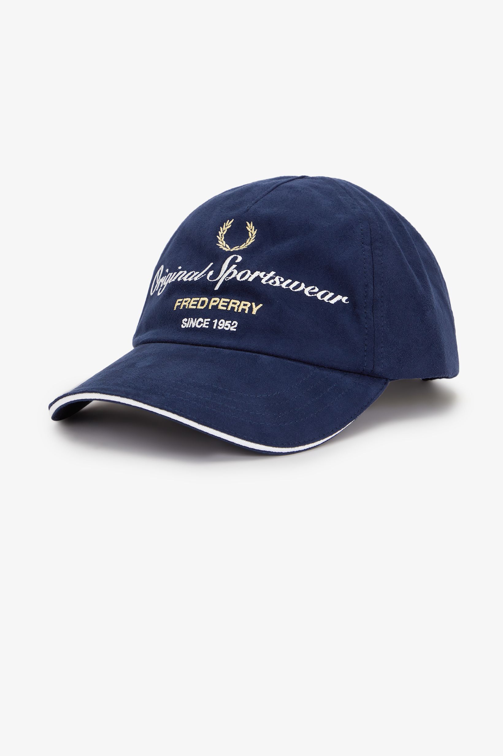 FRED PERRY 「Branded Microfibre Piped Cap／ロゴマイクロファイバーピケキャップ」|キャップ・キャスケット|