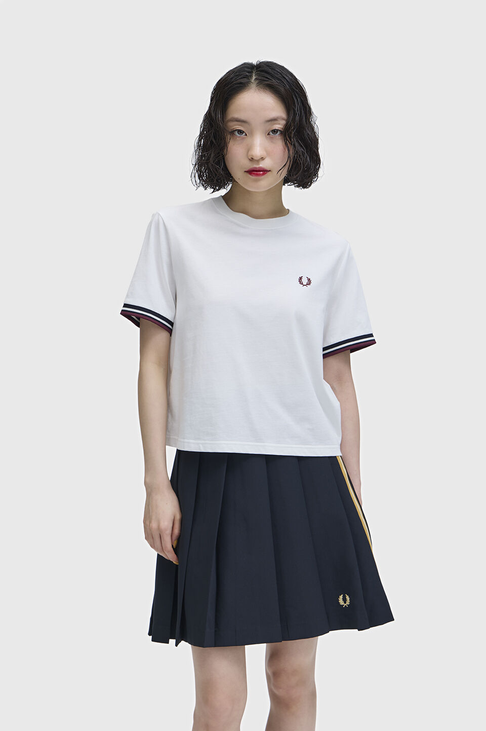 FRED PERRY 「Tipped T-Shirt／ティップラインTシャツ」|Tシャツ・カットソー|SNOW WHITE