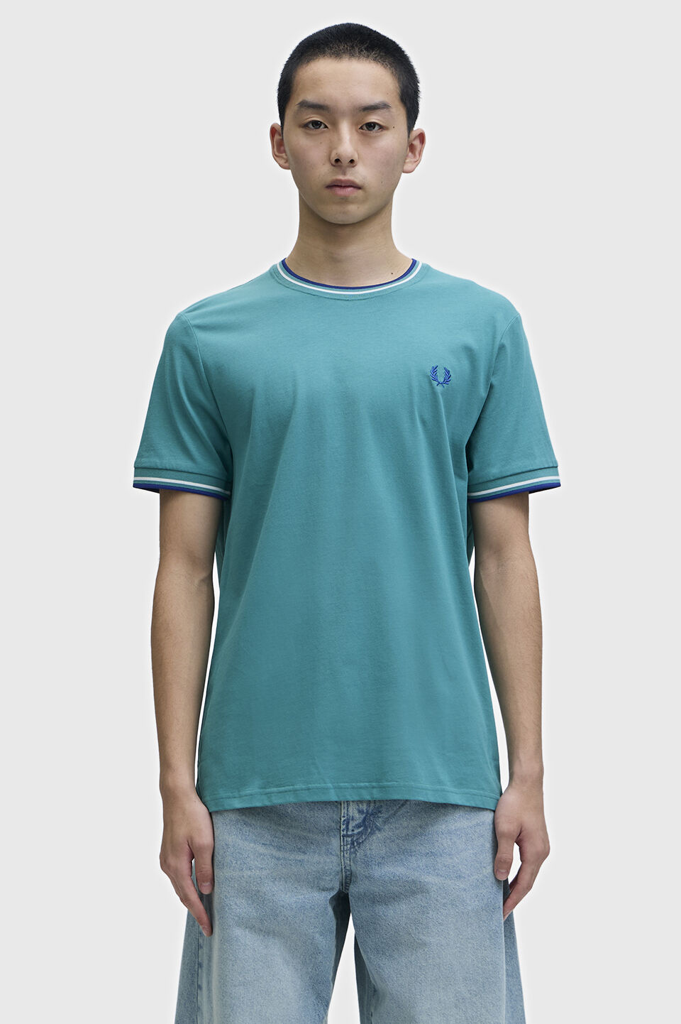 FRED PERRY 「Twin Tipped T-Shirt／ティップラインTシャツ M1588V」|Tシャツ・カットソー|