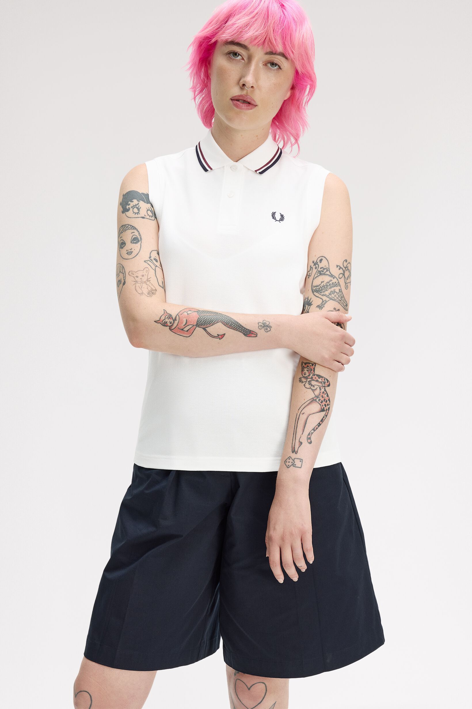 FRED PERRY 「The Fred Perry Shirt G7200／フレッドペリーノースリーブポロシャツ G7200」|Tシャツ・カットソー|