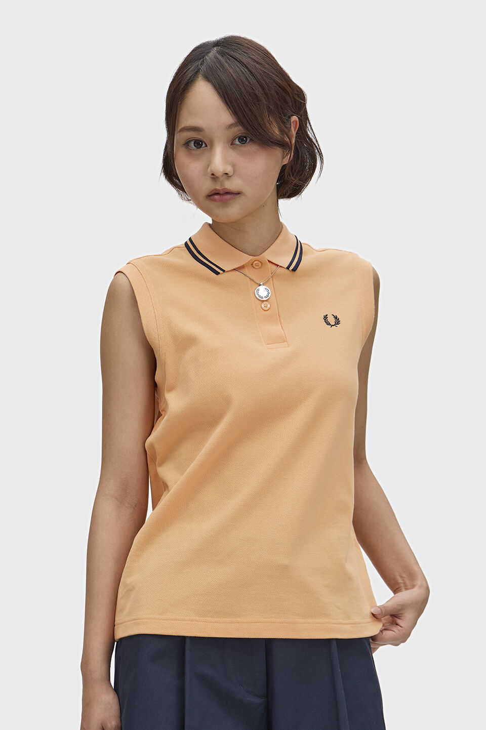 FRED PERRY 「The Fred Perry Shirt G7200／フレッドペリーノースリーブポロシャツ G7200」|Tシャツ・カットソー|PEACH