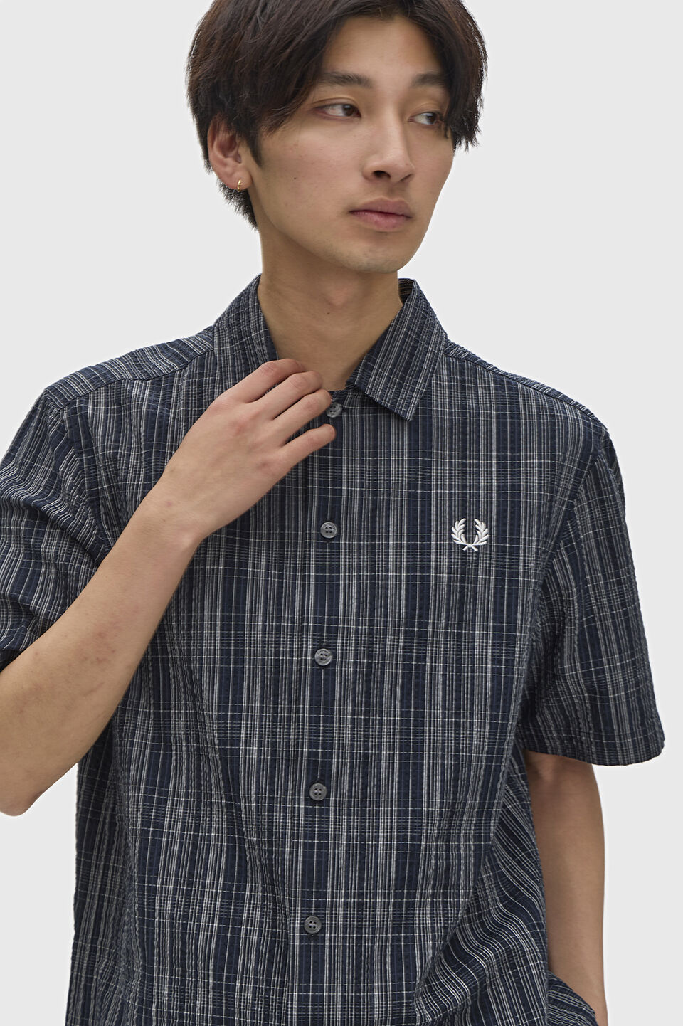 FRED PERRY 「Seersucker Check Shirt／シアサッカーチェックシャツ」|シャツ・ブラウス|