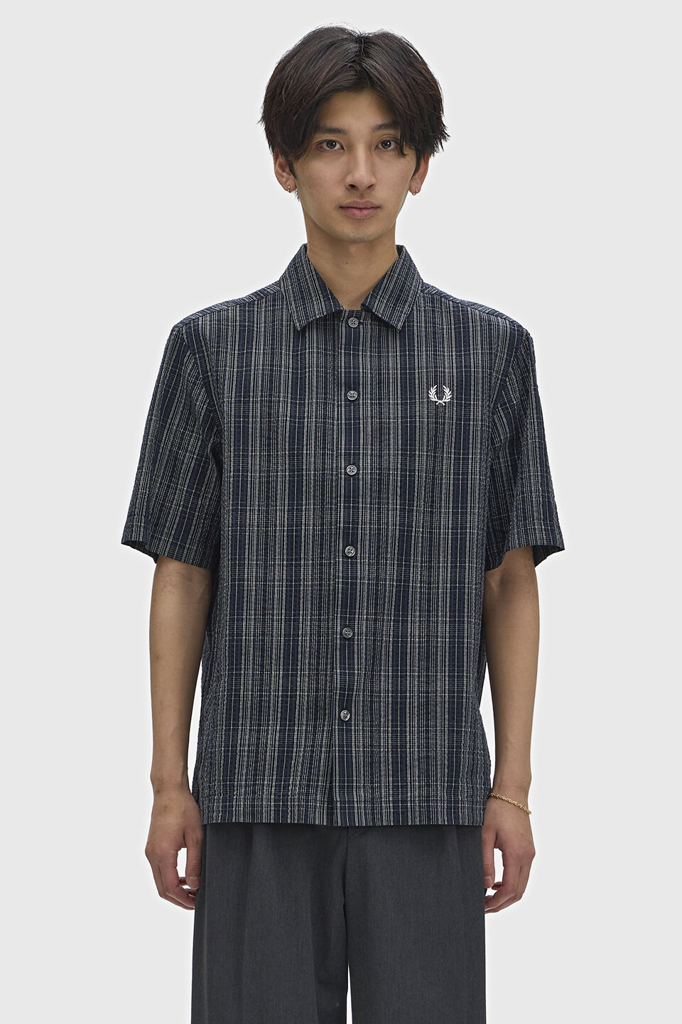 FRED PERRY 「Seersucker Check Shirt／シアサッカーチェックシャツ」|シャツ・ブラウス|